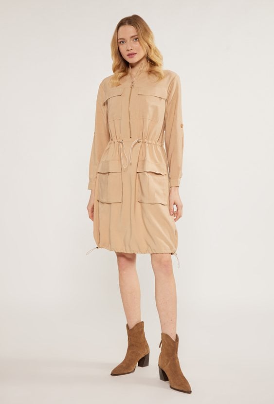 Sukienka damska ze ściągaczem