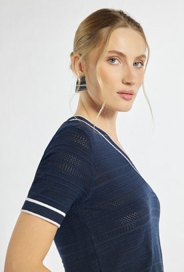 Sweter z krótkim rękawem