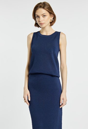 Sweter bez rękawów