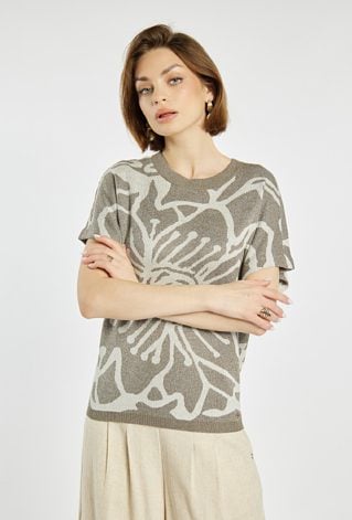 Sweter z wzorem