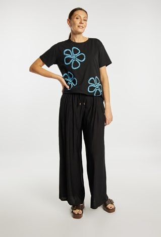 T-shirt z kwiatami