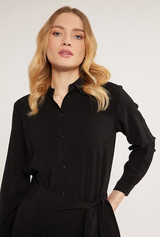 Koszulowa sukienka damska