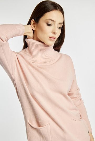 Sweter damski z golfem