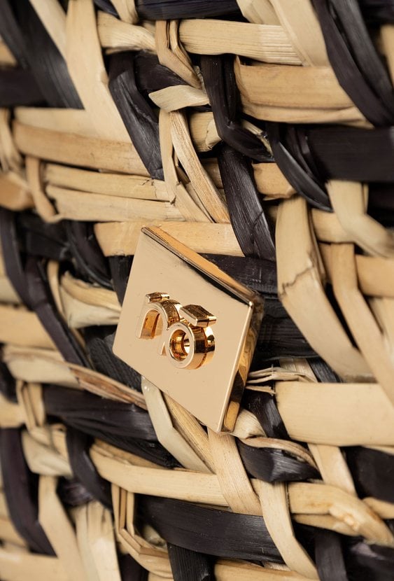 Duży Koszyk Nobo z bambusowymi rączkami