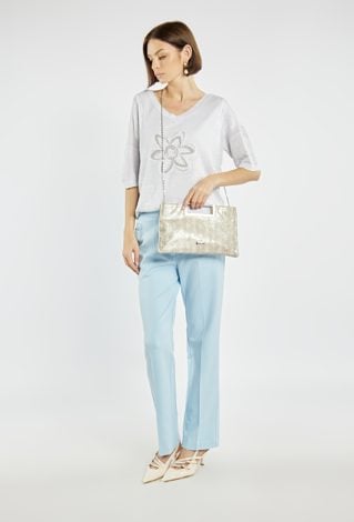 Wizytowa torebka z wzorem