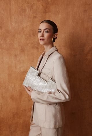 Wizytowa torebka z wzorem