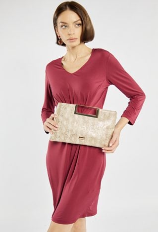 Wizytowa torebka z wzorem