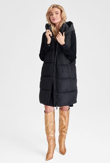 Czarna matowa kamizelka