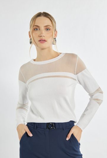 Wiskozowy sweter damski