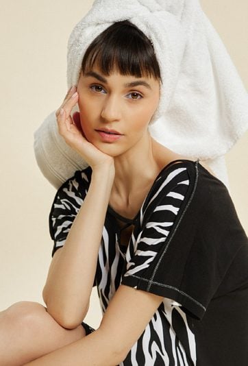 Koszula nocna z wzorem