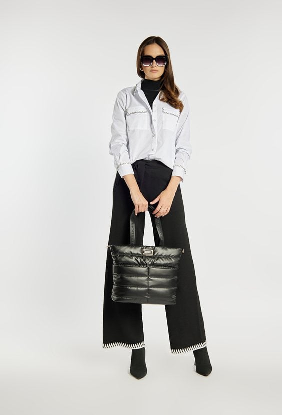 Torba z ciekawym pikowaniem