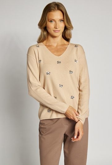 Sweter z aplikacjami