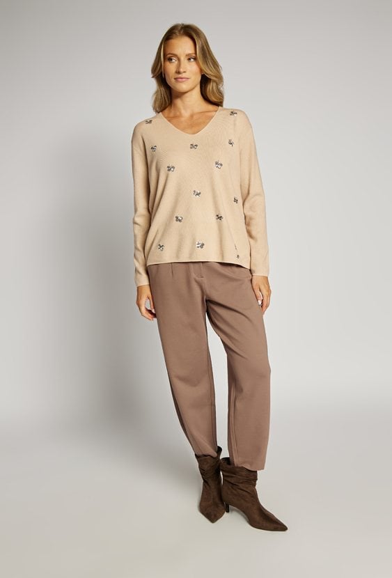 Sweter z aplikacjami