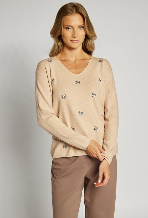 Sweter z aplikacjami