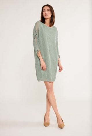 Połyskująca sukienka damska