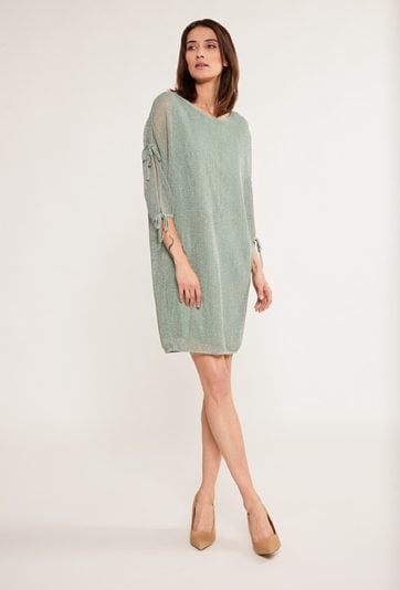 Połyskująca sukienka damska