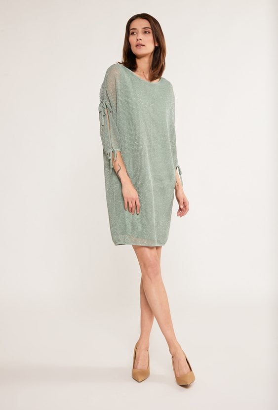 Połyskująca sukienka damska