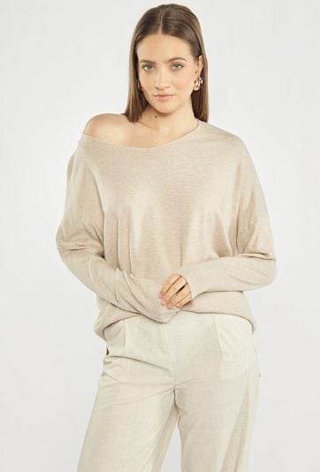 Sweter o luźnym kroju