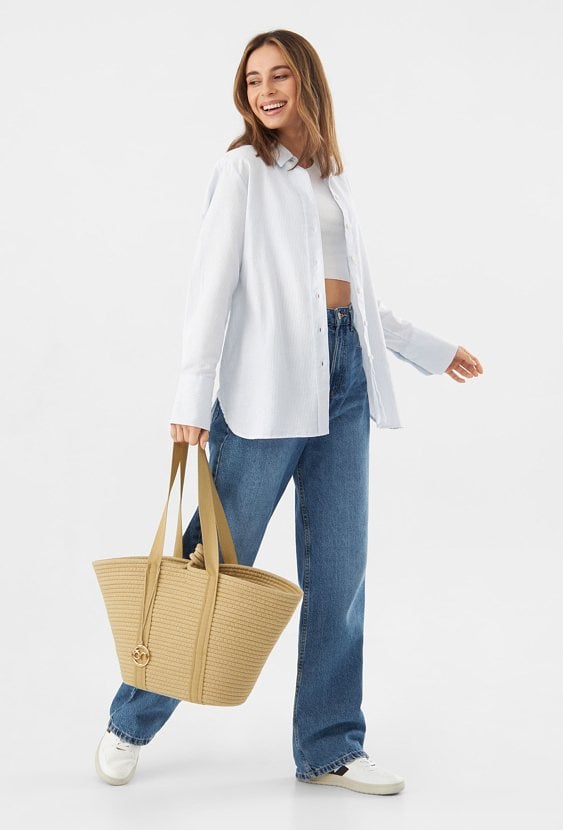 Pleciona torba plażowa NOBO