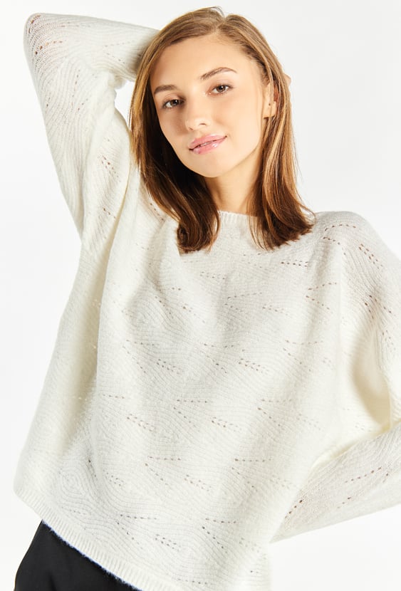 Sweter damski z długimi rękawami