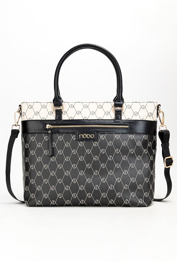 Klasyczna shopperka Nobo z monogramem