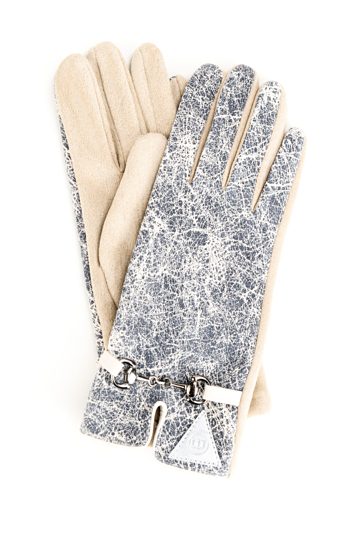 Rękawiczki damskie z wzorem