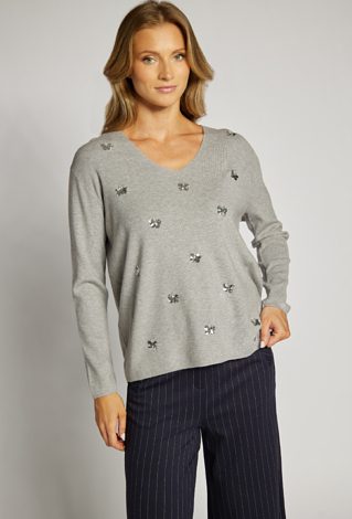 Sweter z aplikacjami