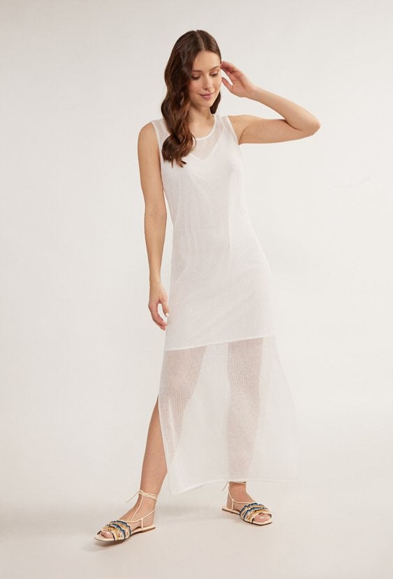 Sukienka maxi z siateczki