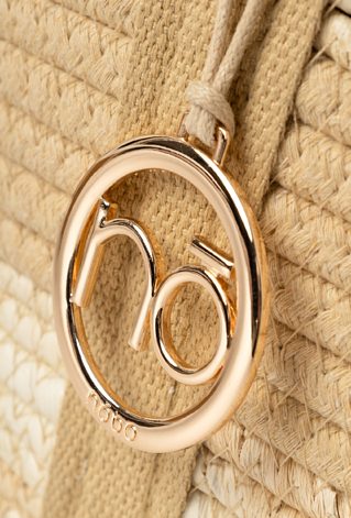 Pleciona torba plażowa NOBO w paski