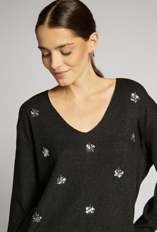 Sweter z aplikacjami