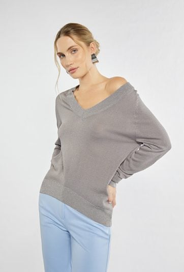 Wiskozowy sweter damski