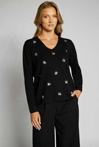 Sweter z aplikacjami