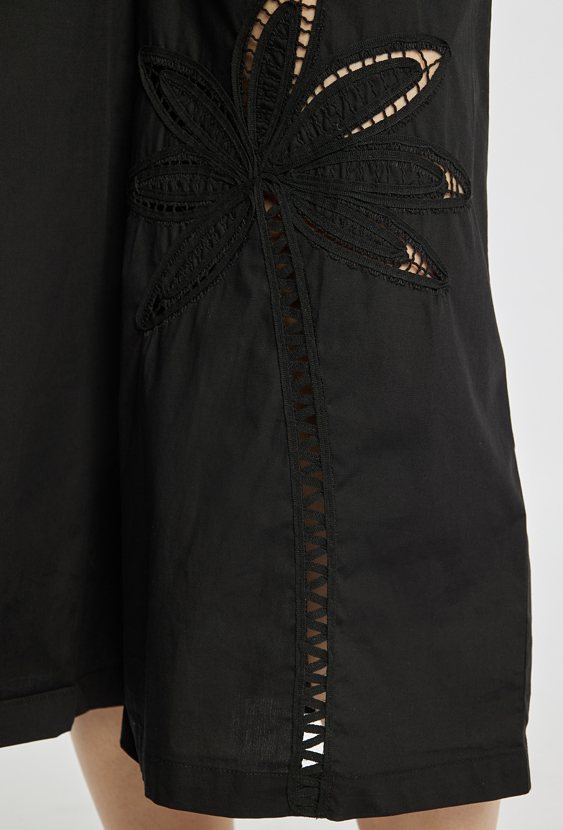 Spodnie typu Culotte z bawełny