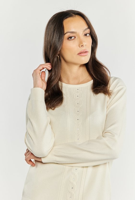 Wiskozowy sweter damski