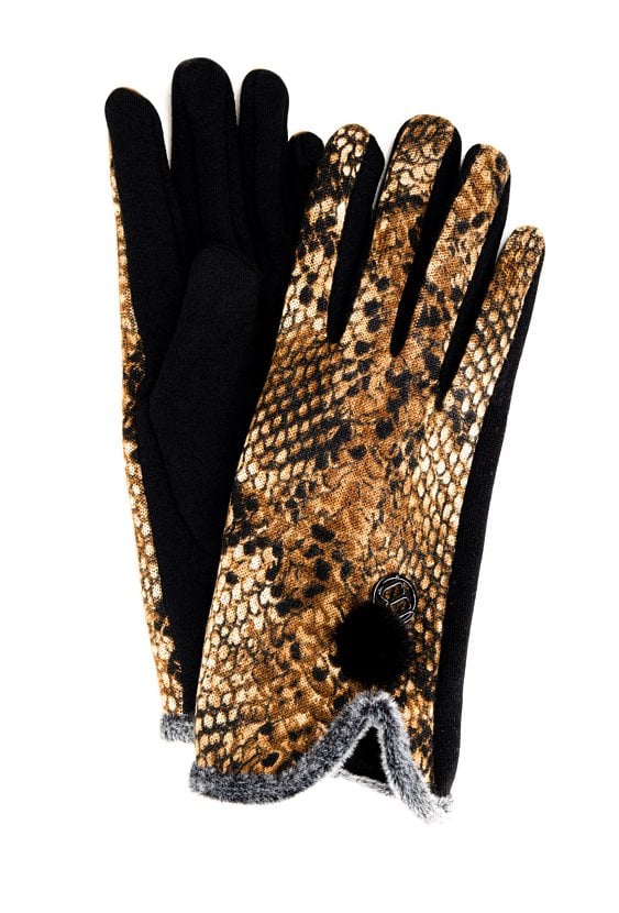 Rękawiczki ze zwierzęcym wzorem