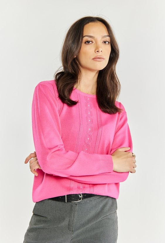 Wiskozowy sweter damski