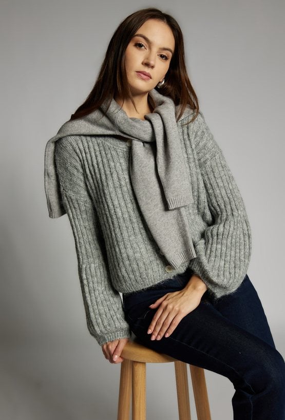 Sweter damski z wiskozą