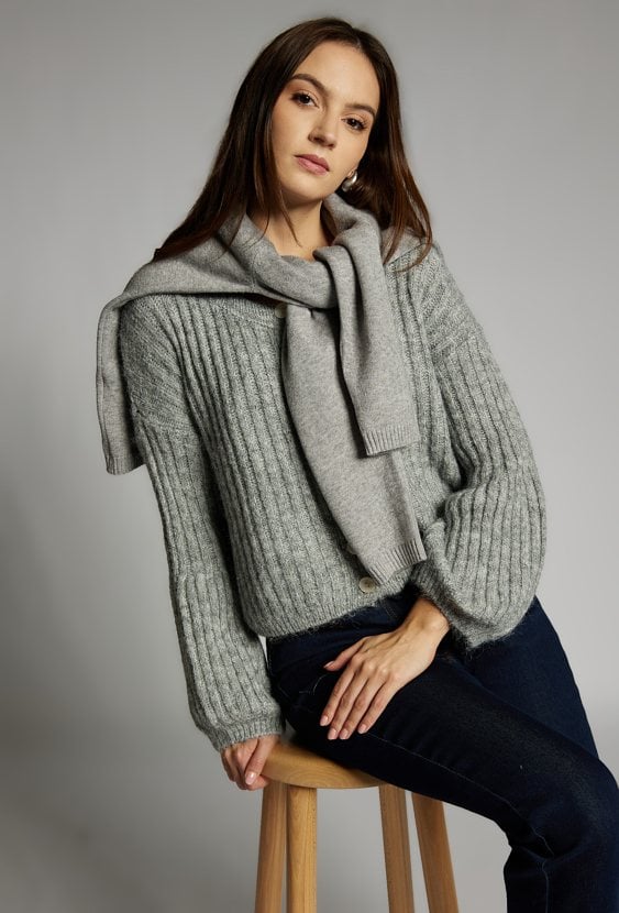 Sweter damski z wiskozą