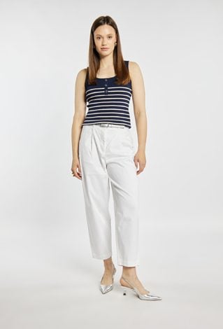 Spodnie z wysokim stanem