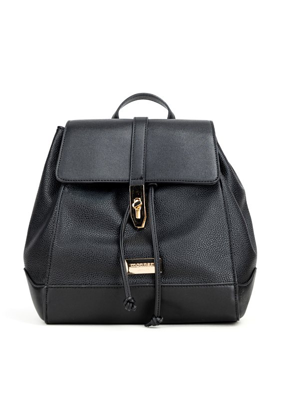 Plecak z klapą i ściągaczem