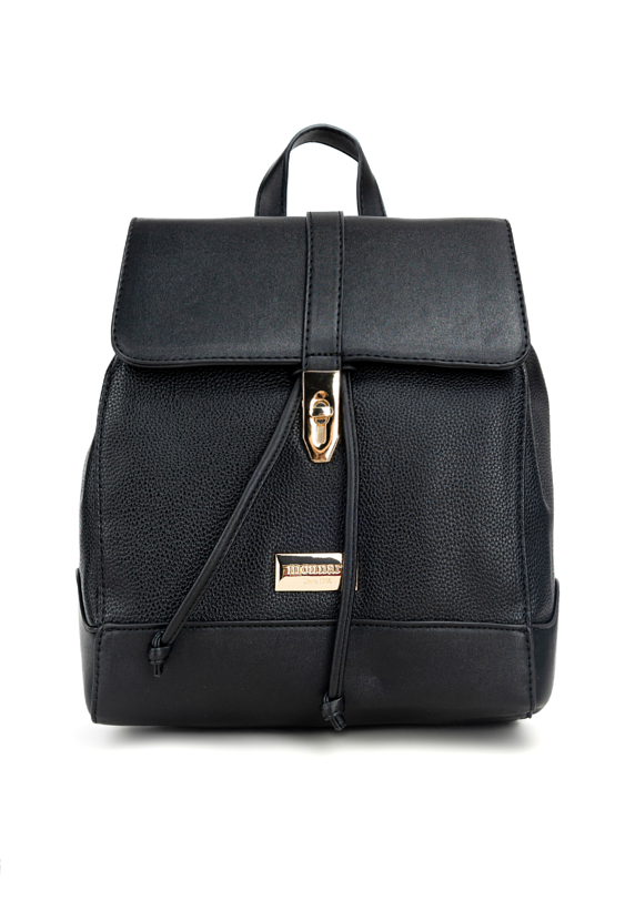 Plecak z klapą i ściągaczem