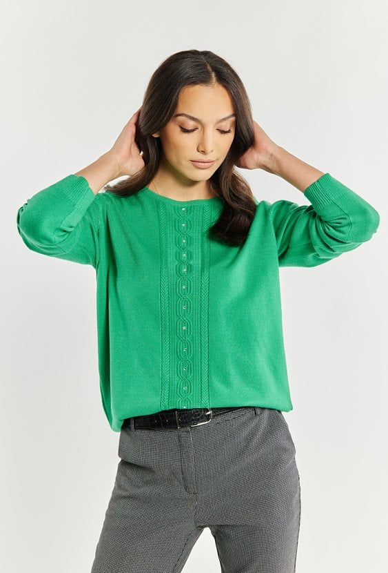 Wiskozowy sweter damski