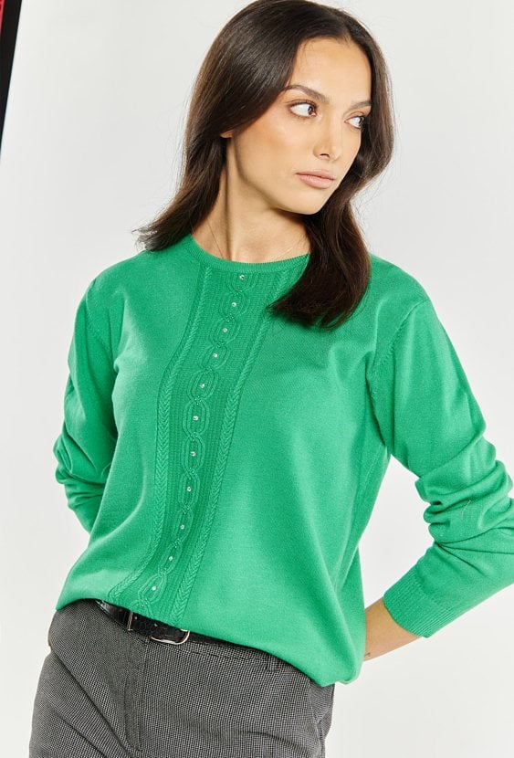 Wiskozowy sweter damski