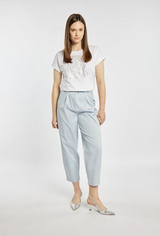 Spodnie z wysokim stanem