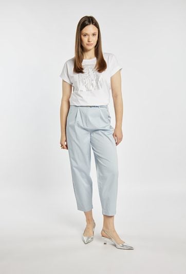 Spodnie z wysokim stanem