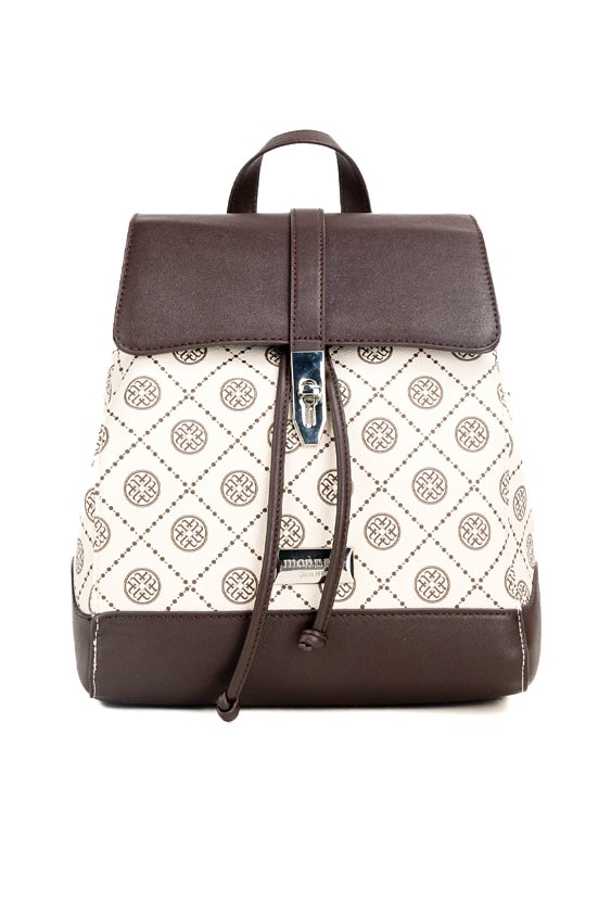 Plecak z klapą i ściągaczem