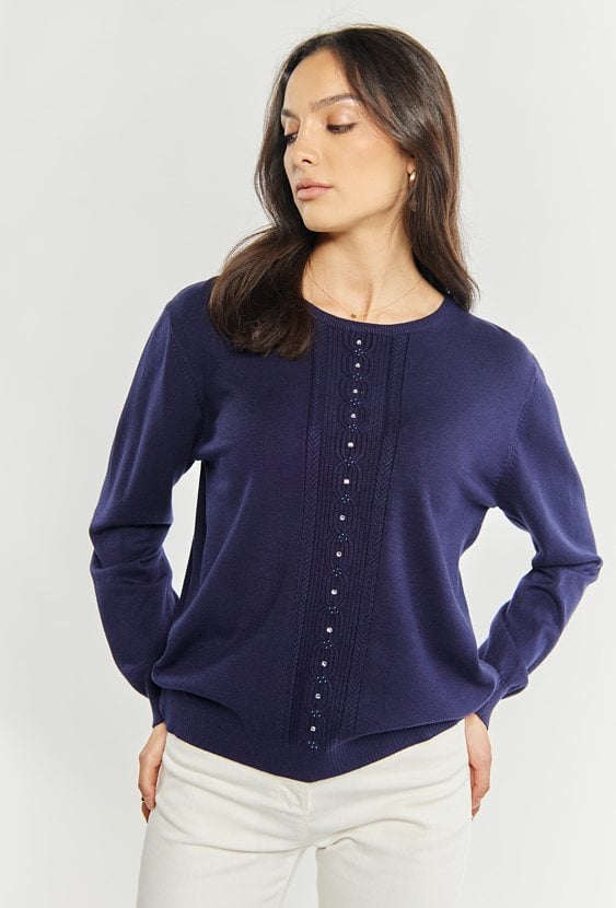 Wiskozowy sweter damski