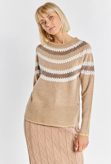 Sweter damski z wzorem