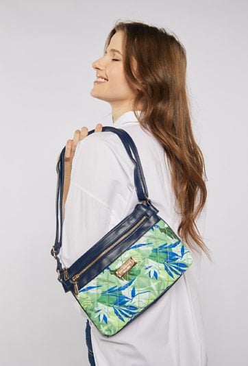 Mała torba z kwiatowym printem