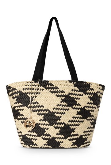 Torba plażowa NOBO w kratkę